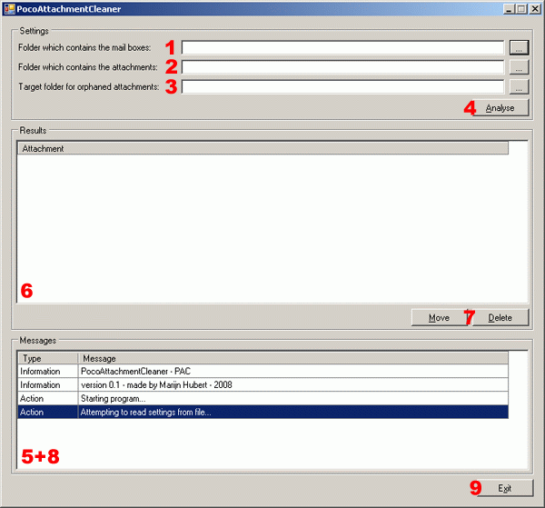 PocoAttachmentCleaner screenshot